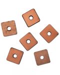 1" X 1" Vegetable Tanned Leather 10pk